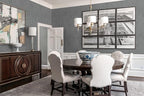 Erfoni 197"x17.7" Gray Peel and Stick Wallpaper Thicken Flower Embossed - Image 5