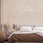 Khaki Grasscloth Peel and Stick Wallpaper 17.3"x1200" Faux Linen Textured - Image 8