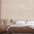 Khaki Grasscloth Peel and Stick Wallpaper 17.3"x160" Faux Linen Textured - Image 8