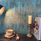 JiffDiff Vintage Metallic Peel and Stick Wallpaper Industrial Metallic Concrete - Image 2