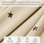 XiDi Curtains for Bedroom Decor Beige52/96/1 - Image 5