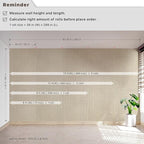 Ansehan Wallcovering W030105 Envy Collection 36" W x 8 Yard L, Natural Paper - Image 8