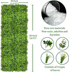 ODTORY Artificial Plant Wall Roll: 40X120 in UV-Anti Ivy Privacy Fence Screen - Image 2