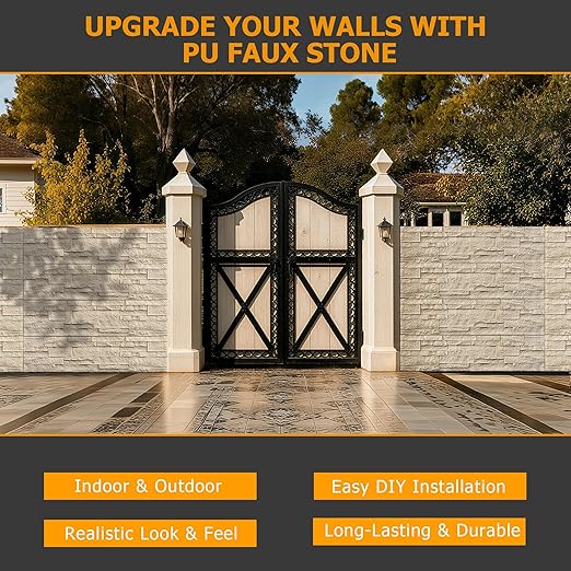 ROOMTEC 6-Packs Faux Stone Wall Covering Panels - Image 8