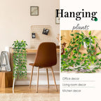 Der Rose 8Pcs Fake Plants Hanging Artificial Ivy Vine Faux Eucalyptus Hanging - Image 2
