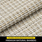 UNISHADES Cordless Bamboo Roman Shades - Image 3