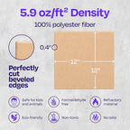 Acoustic Panels 12-Pack Soundproof Wall Panels 12"X12"X0.4" Sound Panels High - Image 6