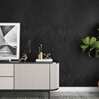Decotalk 30"x120" Textured Peel and Stick Wallpaper Black Geometric - Image 5