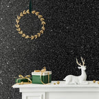 CHIHUT Black Glitter Contact Paper 15.7''x236'' Self Adhesive Black Glitter - Image 2