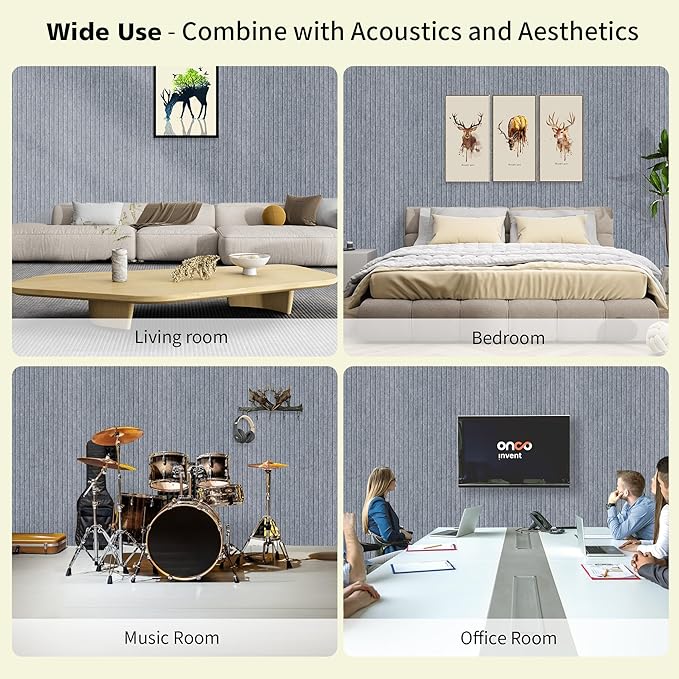 Acoustic Panels, 10 Pack Sound Panels Noise Reducing - Image 4