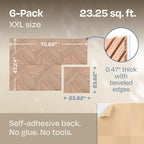 XL Acoustic Wall Panels 6-Pack Decorative Acoustic Panels High Density Sound - Image 3