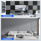 48 Pack Pyramid Sound Proof Foam Panels - Image 7