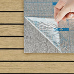 Oak Brown Wood Wall Panels Peel and Stick Fluted Slat Wall Paneling Flexible - Image 6