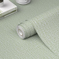 WADILE Grasscloth Peel and Stick Wallpaper 23.6in x 118in, Textured Contact by WADILE