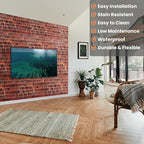3D Faux Brick Wall Panels 37.8’’ x 18.9’’ - Image 4