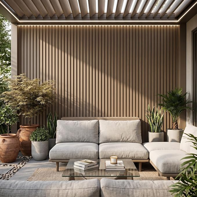 From Plain to Beautiful in Hours WPC Exterior Wall Slat Panels Waterproof - Image 15