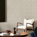 JiffDiff Woven Wallpaper Peel and Stick 17.3" x 400" Colorful Paint Grasscloth - Image 2