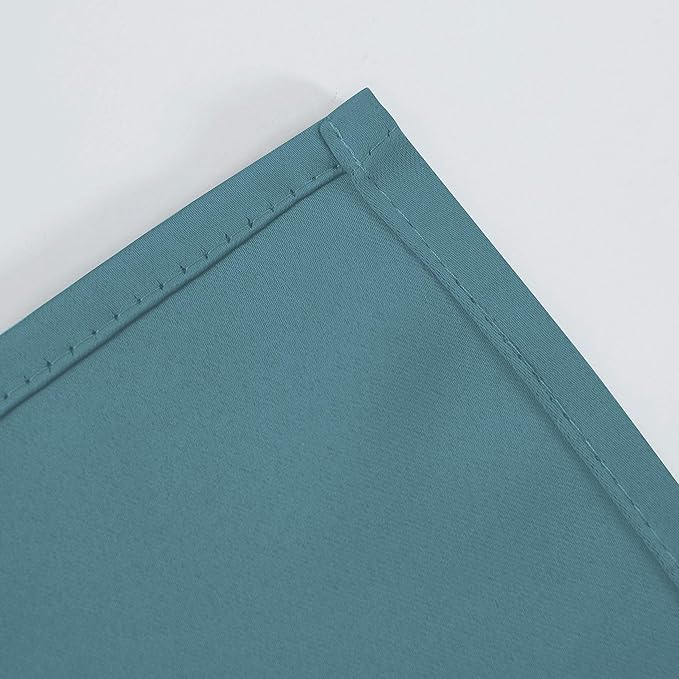 LEMOMO Sea Teal Thermal Blackout Curtains/38 x 54 Inch/Set of 2 Panels Room - Image 8