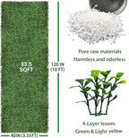 ODTORY Artificial Boxwood Roll Panels:40 X 120 in UV-Anti Artificial Ivy - Image 2