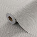 Mocha Brown Faux Grasscloth Wallpaper Peel and Stick Linen Textured 24"x394" by HyunHome