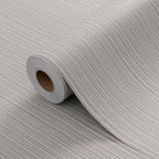 Mocha Brown Faux Grasscloth Wallpaper Peel and Stick Linen Textured 24"x394" by HyunHome