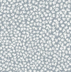 NuWallpaper x Society Social Sea Fern Slate Blue Peel and Stick Wallpaper by NuWallpaper