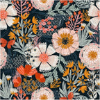 HAOKHOME Boho Peel and Stick Wallpaper Floral Wall Paper Removable by HAOKHOME