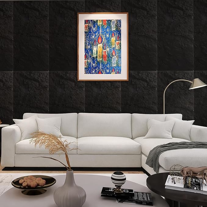 4-Pack 3D PU Stone Wall Panels for Interior Decor - Image 6