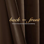 NICETOWN Brown Velvet Room Darkening Curtains, Home Decor Light Blocking - Image 4