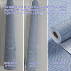 Haimin Grasscloth Wallpaper Textured 24in X 393in Fabric Contact Paper Grey - Image 4