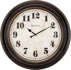 Westclox Traditional Large Wall Clock – Battery-Operated 24-Inch Vintage by Westclox
