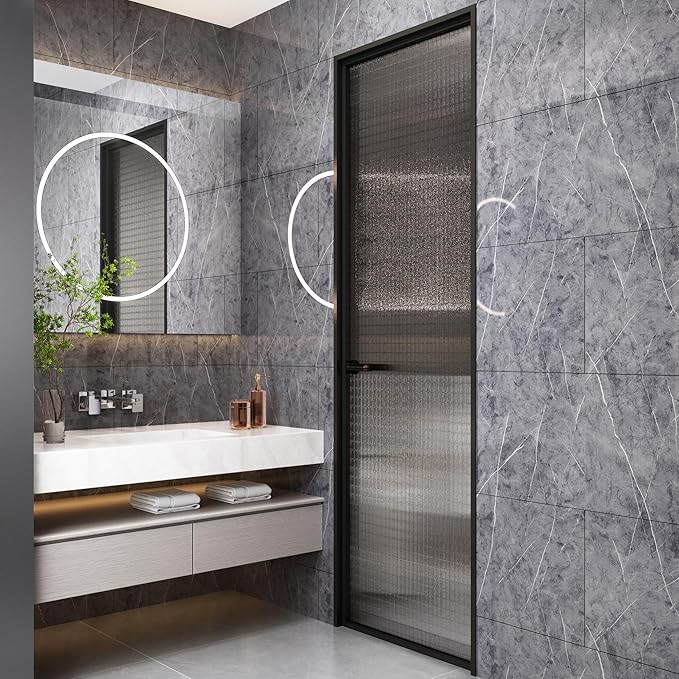 Haimin Wall Panels Peel and Stick 20 Pieces 23.6x11.8in Backsplash Marble Look - Image 3