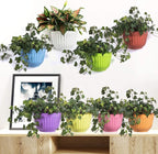 6 Pack Colorful Wall Hanging Planters - Image 4