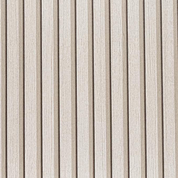 Wood Slat Peel and Stick Wallpaper by LOVADA