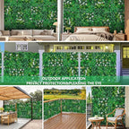 Grooy Artificial Hedge Grass Wall, Boxwood Panels 40"x120", UV Protected - Image 5
