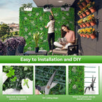 40"x120" Grass Wall Panels, Artificial Greenery Backdrop Wall - Image 4