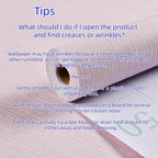 Haimin Grasscloth Wallpaper Textured 24in X 393in Fabric Contact Paper Pink - Image 8