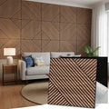 Mollywell Art Acoustic Wall Panels, 24x24 Inch 8 Pack, Wood Veneer, Sound by Mollywell
