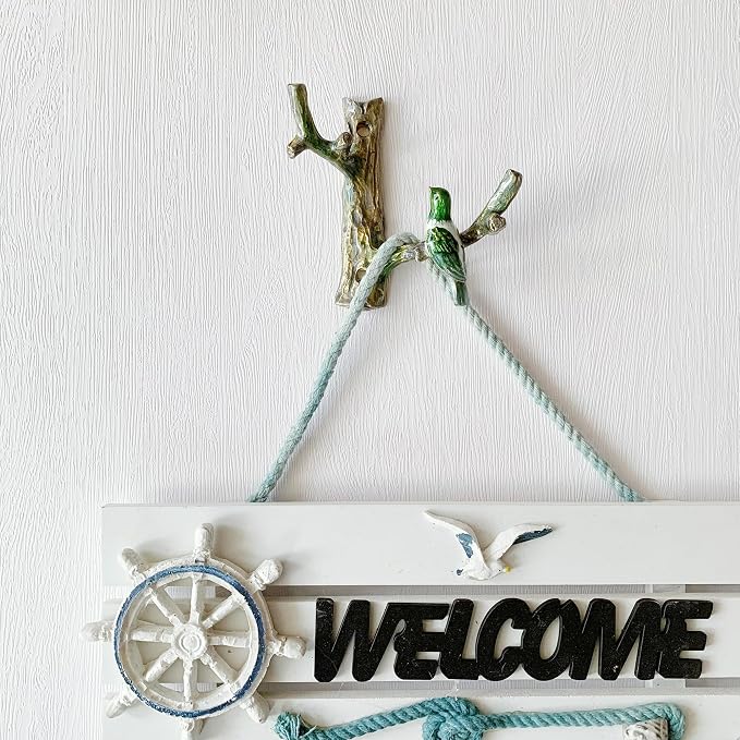 Vintage Bird Shaped Decorative Wall Hook Rack Hanger - Image 4