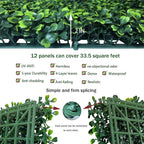 ODTORY Artificial Grass Wall Backdrop Panels, 20X20 in 12P UV-Anti Greenery - Image 3