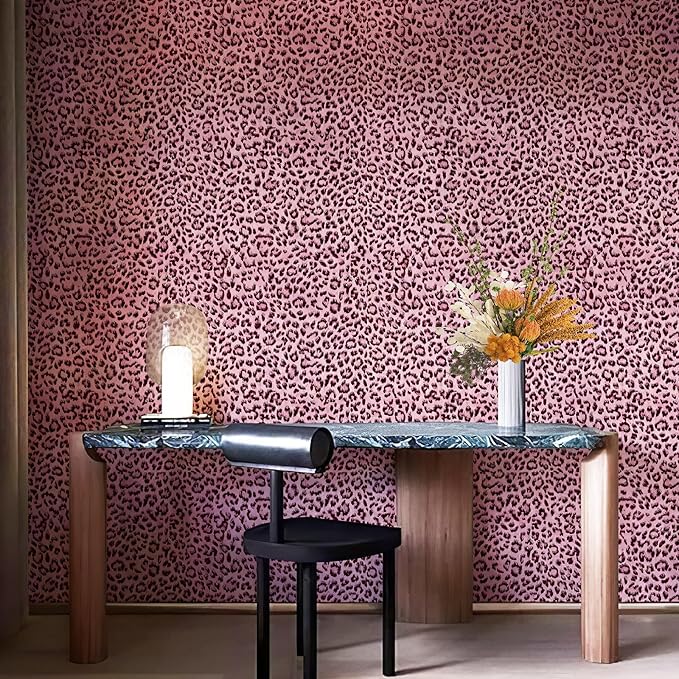 Leopard Print Peel and Stick Wallpaper, Waterproof Removable Self Adhesive - Image 3