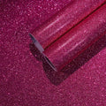 CHIHUT Hot Pink Glitter Peel and Stick Wallpaper Sparkly Pink Contact Paper by CHIHUT