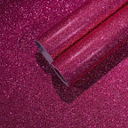 CHIHUT Hot Pink Glitter Peel and Stick Wallpaper Sparkly Pink Contact Paper by CHIHUT