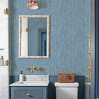 JiffDiff Woven Wallpaper Peel and Stick 17.3" x 120" Colorful Paint Grasscloth - Image 3