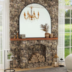 VooBang Wide Arched Wall Mirror, 38 x 40 inch Arch Bathroom Mirror, Wall - Image 6