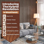 Avana Acoustic Wood Wall Panels –93.2x11.25 Inch Panels – Fits 94x12 Layout – - Image 2