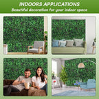 fanado Grass Wall Panels 20"x20", Artificial Hedge Greenery Wall Backdrop - Image 7