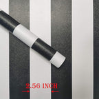 Guvana 197"x17.7" Black and White Stripe Contact Paper Peel and Stick Wallpaper - Image 3