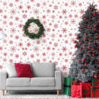 Kochorie 100 Ft x 54 Inch Red Snowflake Tablecloth Roll - Image 5