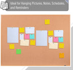 Mr. Pen- Cork Notice Board, 48 X 36 Inches, Cork Bulletin Board - Image 5